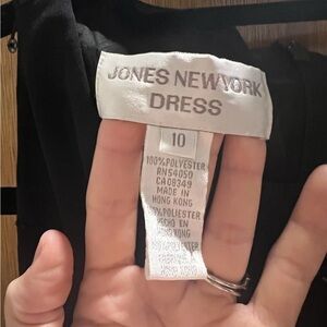 Jones New York Classic Black Dress